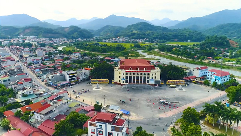 Một góc thành phố Bắc Kạn.