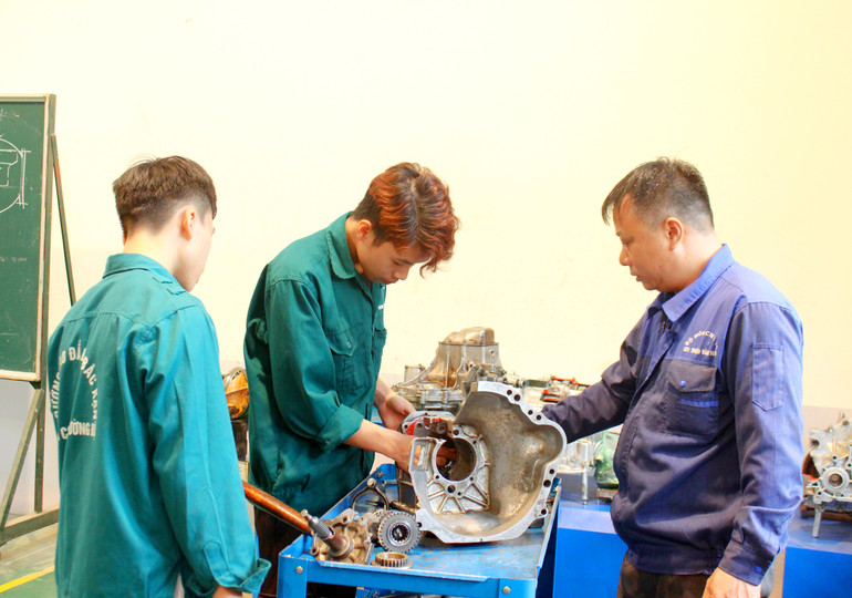 Chất lượng đào tạo nghề của Trường Cao đẳng Bắc Kạn từng bước đáp ứng nhu cầu đào tạo của xã hội. NQ081.JPG