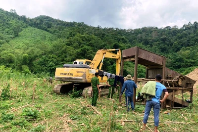 Ngăn chặn tình trạng thăm dò, khai thác khoáng sản trái phép tại khu vực giáp ranh xã An Thắng