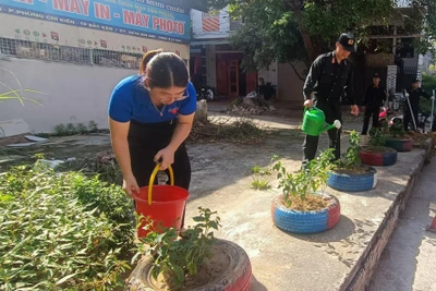 Hơn 3.000 ĐVTN tham gia "Ngày cao điểm chiến sĩ tình nguyện vì văn minh đô thị"