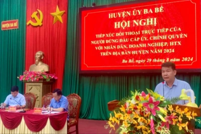 Ba Bể đối thoại giữa người đứng đầu cấp uỷ, chính quyền với Nhân dân, doanh nghiệp, hợp tác xã