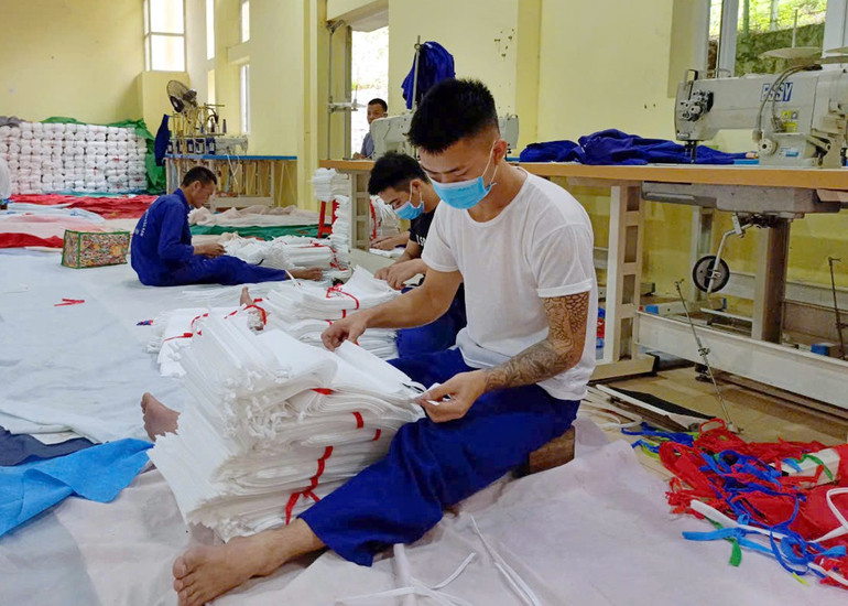 Sau thời gian điều trị cắt cơn giải độc, người điều trị cai nghiện tập trung tại Cơ sở Cai nghiện ma túy tỉnh Bắc Kạn được tham gia các hoạt động học nghề, lao động trị liệu. ma-tuy-2-920-2667.jpg