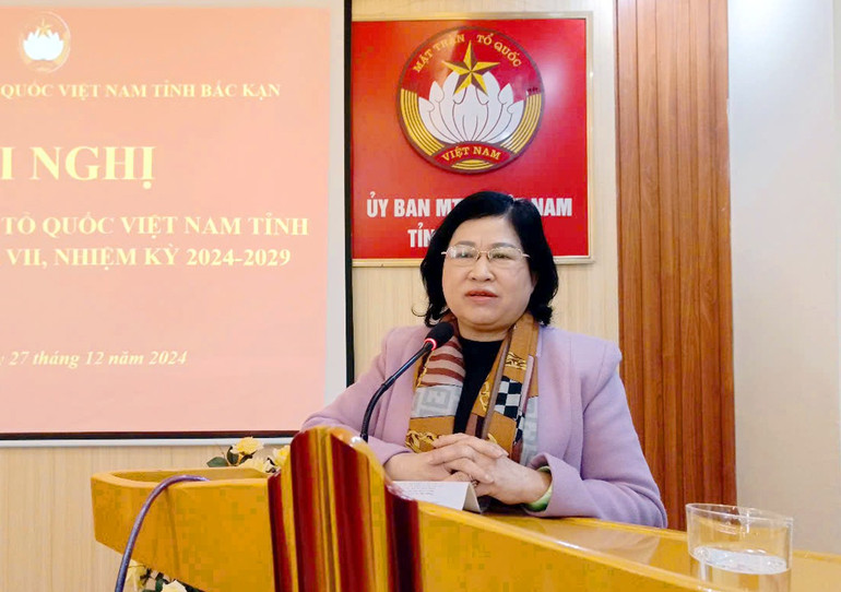 Đồng chí Phương Thị Thanh, Phó Bí thư Thường trực Tỉnh ủy, Chủ tịch HĐND tỉnh phát biểu chỉ đạo tại hội nghị. chi-thanh.jpg