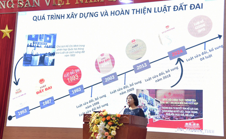 Chuyên gia lĩnh vực đất đai của Bộ Tài nguyên và Môi trường phổ biến kiến thức pháp luật đất đai tại tỉnh Bắc Kạn. 1.jpg