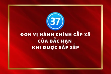 Infographic: Các đơn vị hành chính cấp xã tỉnh Bắc Kạn khi được sắp xếp