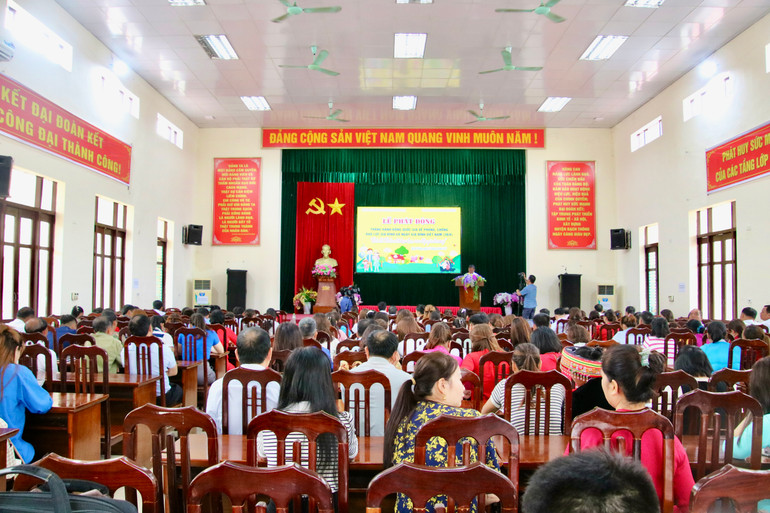 Lãnh đạo huyện Bạch Thông phát biểu hưởng ứng. IMG_6382.jpeg