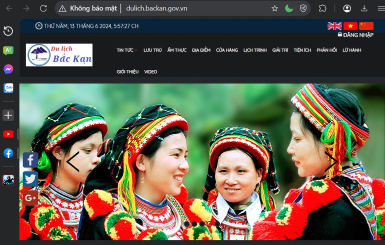 Cổng Thông tin du lịch tỉnh Bắc Kạn giúp du khách dễ dàng tra cứu các thông tin liên quan đến du lịch tỉnh Bắc Kạn. Du lich bk.jpg
