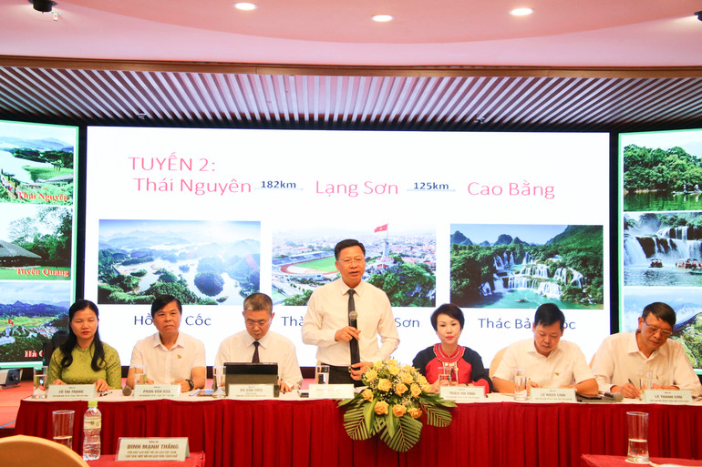 Ông Phạm Duy Hưng, Ủy viên Ban Thường vụ Tỉnh ủy, Phó Chủ tịch UBND tỉnh Bắc Kạn, Trưởng ban tổ chức Chương trình Du lịch “Qua những miền di sản Việt Bắc” lần thứ XV- Bắc Kạn năm 2024. DN6.jpg