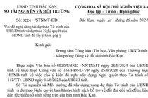 Dự thảo Nghị quyết về chính sách hỗ trợ đất đai đối với đồng bào dân tộc thiểu số trên địa bàn tỉnh Bắc Kạn