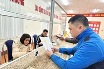 Hoạt động tại các bộ phận tiếp và hướng dẫn công dân thực hiện các thủ tục hành chính.