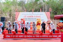 Khởi công công trình khai thác hầm lò và chế biến khoáng sản mỏ Cốc Chặng